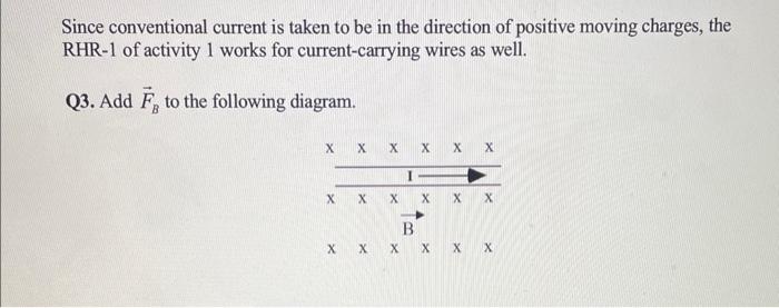 Solved Since conventional current is taken to be in the | Chegg.com