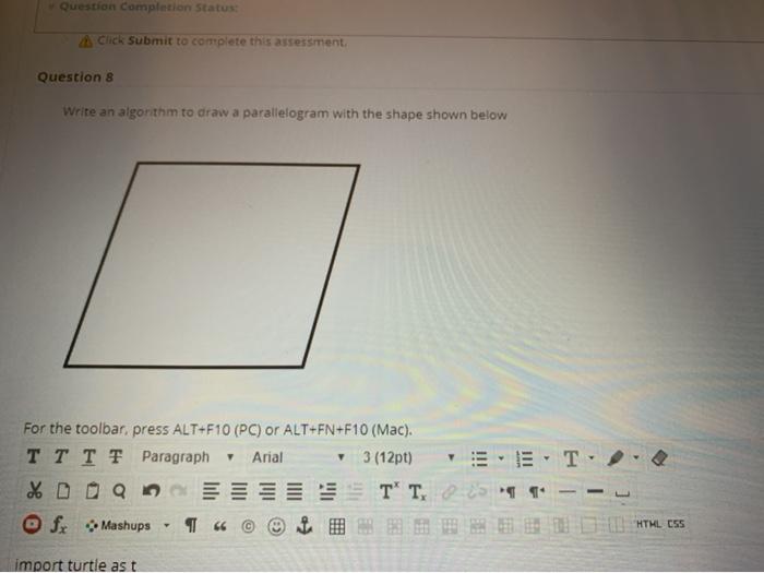 Solved Question Completion Status: Click Submit to complete | Chegg.com