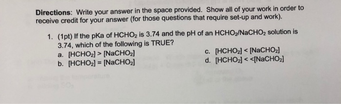 Solved Directions: Write your answer in the space provided. | Chegg.com