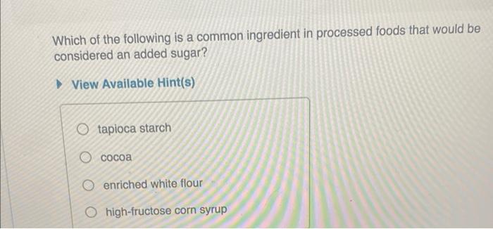 Solved If the Nutrition Facts panel on a food label | Chegg.com