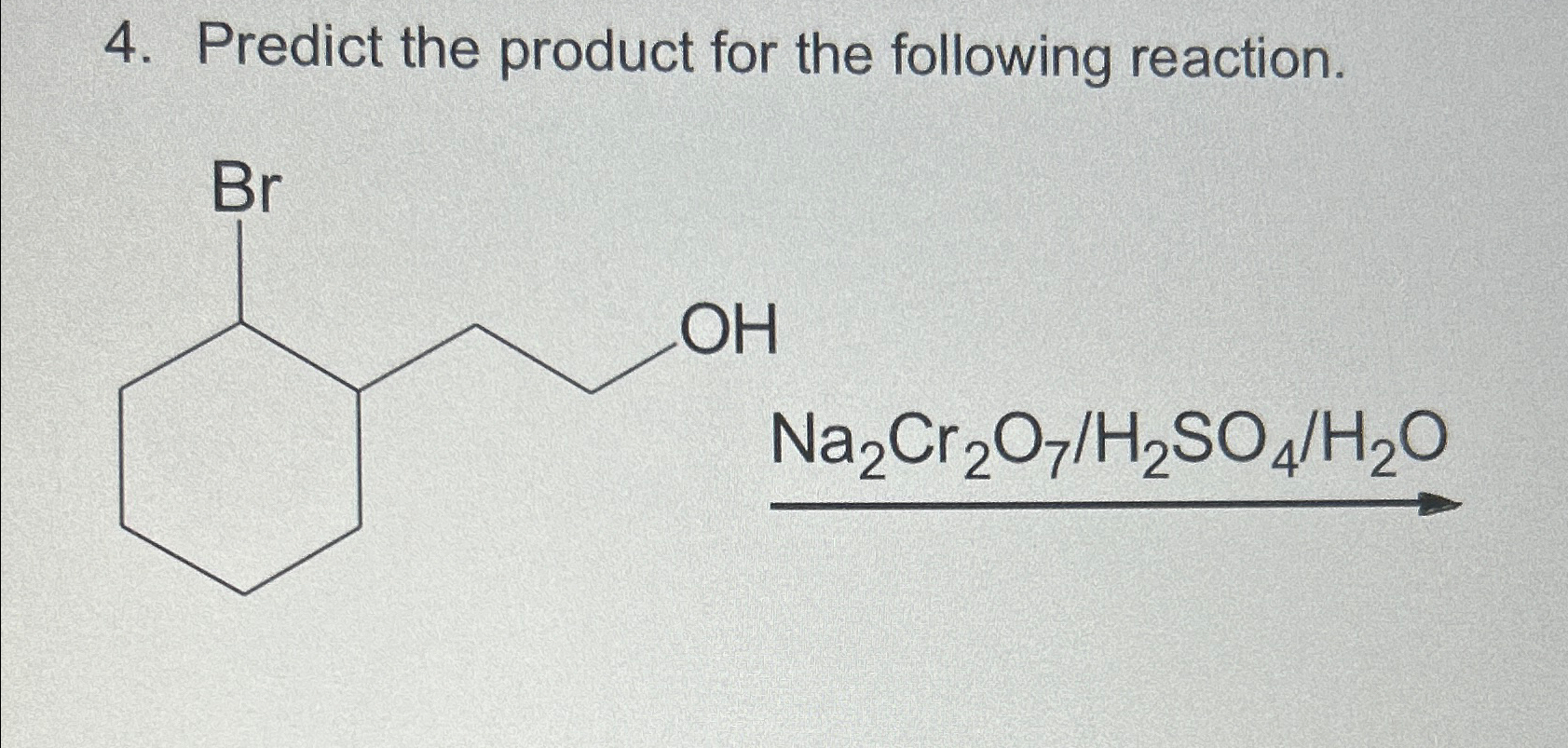 Solved Predict the product for the following | Chegg.com