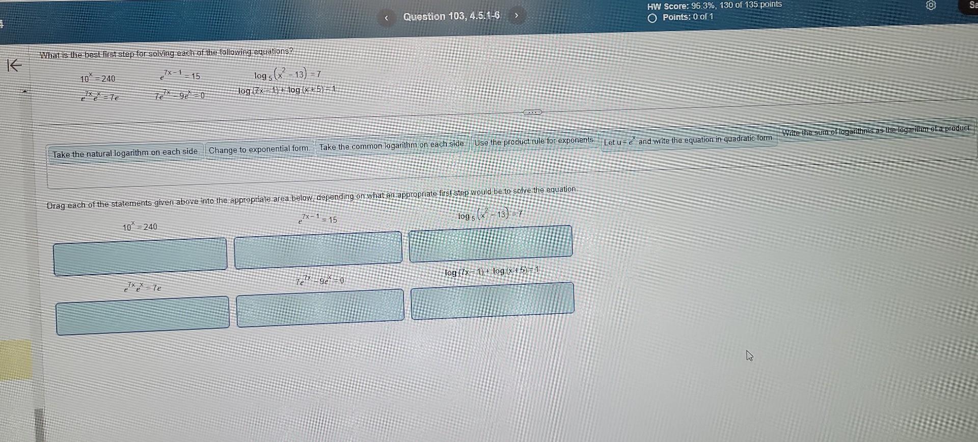 Solved What is the-best first step for-solving each of the | Chegg.com