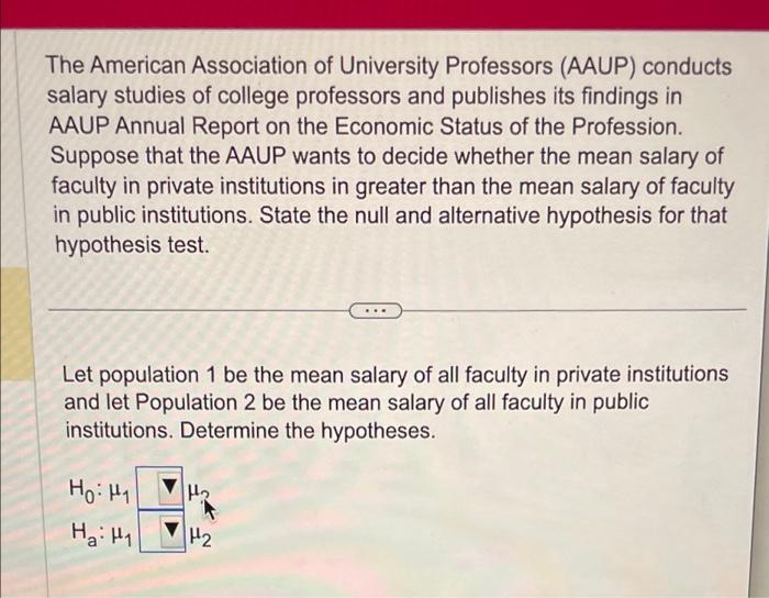 Solved The American Association Of University Professors | Chegg.com