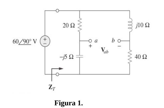 Solved 1. Referring to the circuit in Figure 1, calculate Zr | Chegg.com