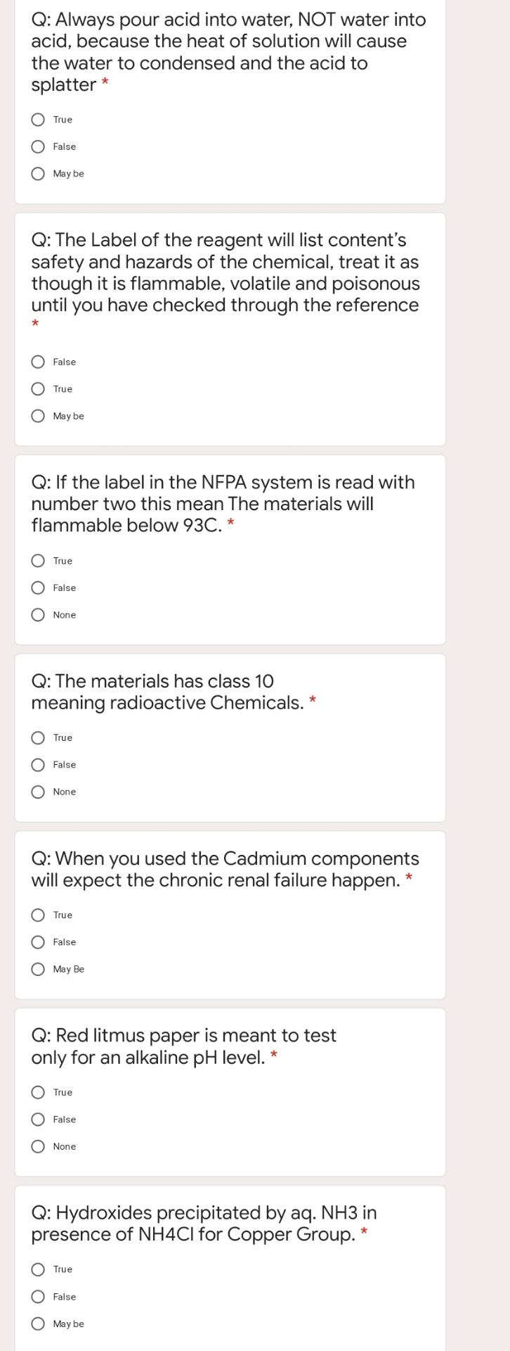 Solved Q Always pour acid into water, NOT water into acid,