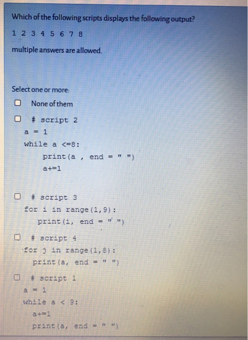 Solved Which Of The Following Is An Invalid Statement Chegg Com