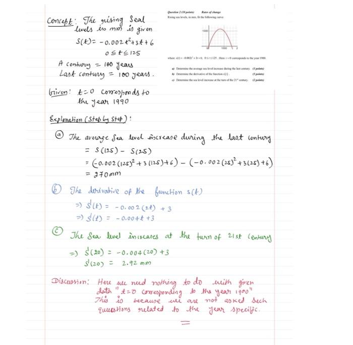 Solved Question 4 (8 points) It was decided that the sea | Chegg.com