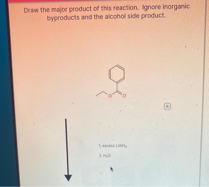 Solved Draw The Major Product Of This Reaction Ignore