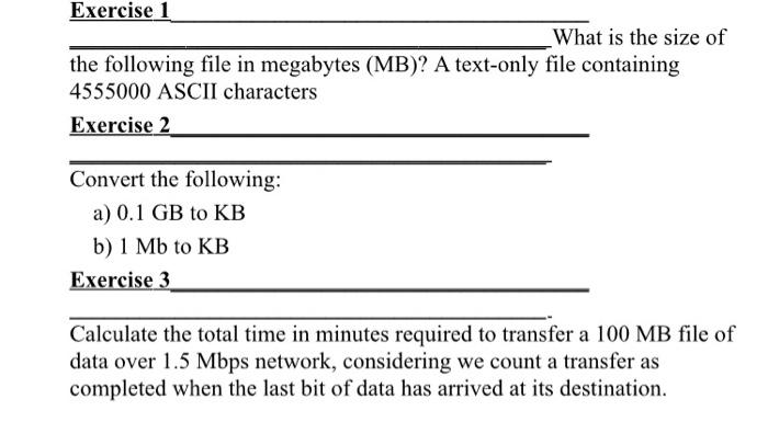 1mb kb outlet calculator