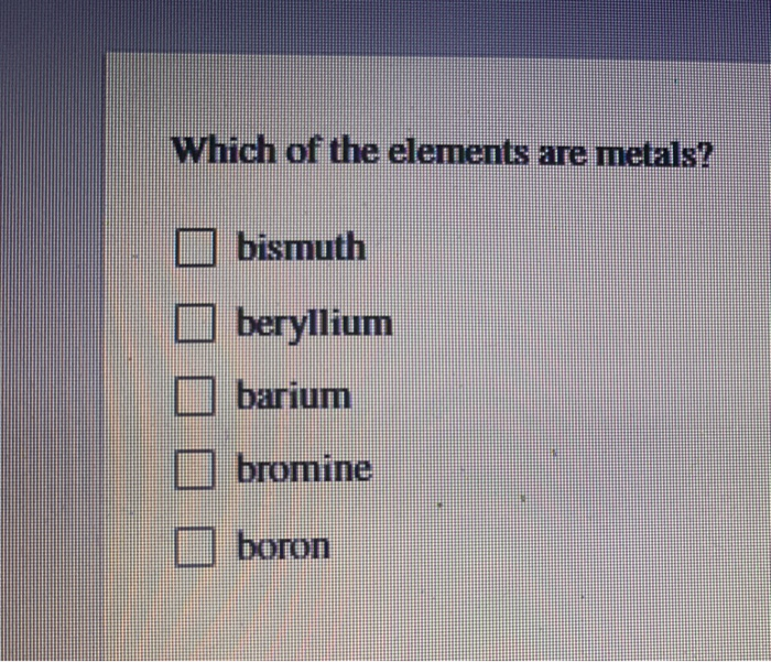 arrange the elements according to atomic radius.