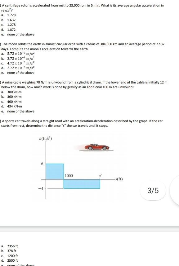 Solved A centrifuge rotor is accelerated from rest to 23,000