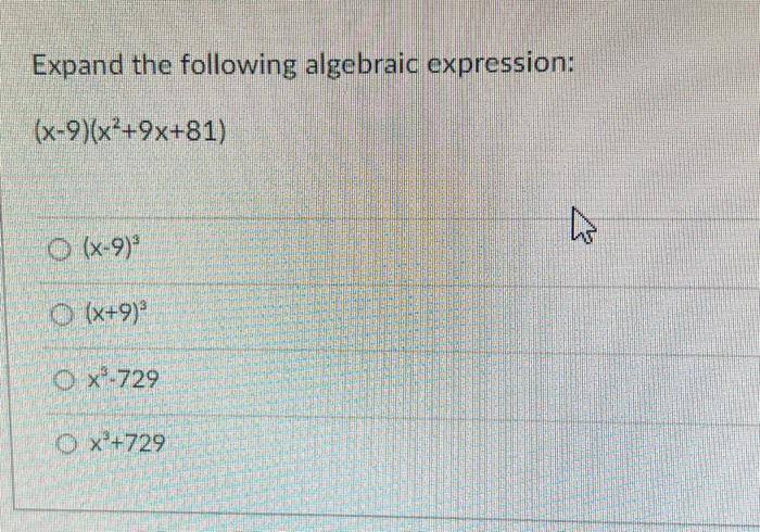 solved-expand-the-following-algebraic-expression-chegg