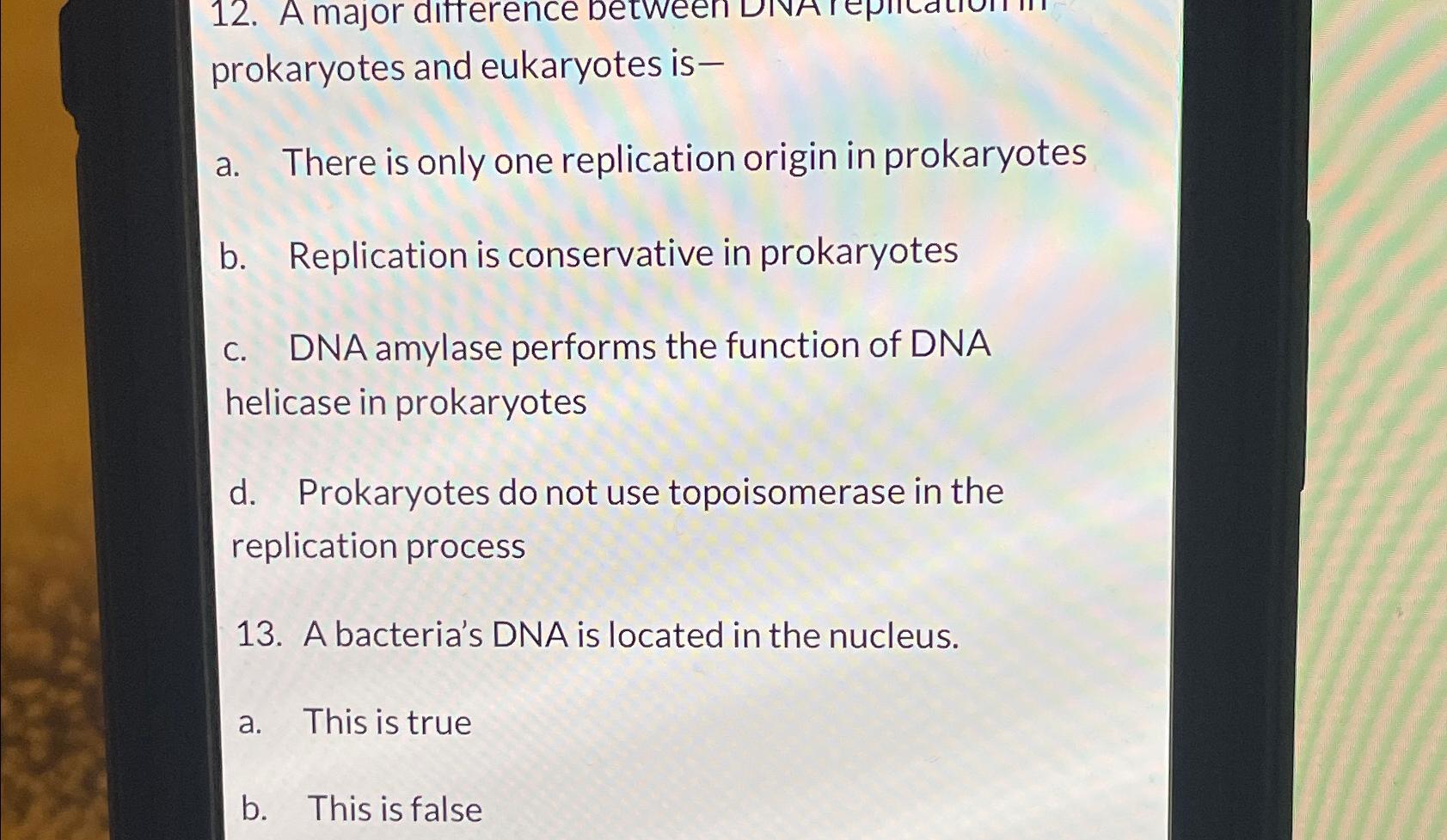 Solved prokaryotes and eukaryotes is-a. ﻿There is only one | Chegg.com