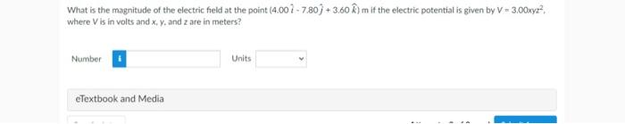 Solved What is the magnitude of the electric field at the | Chegg.com
