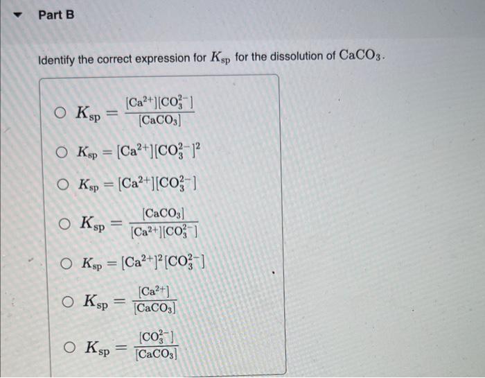 Solved Part A Enter a balanced equation for the dissolution