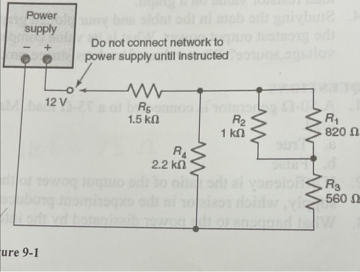 Solved Power supply Ob Do not connect network to power | Chegg.com