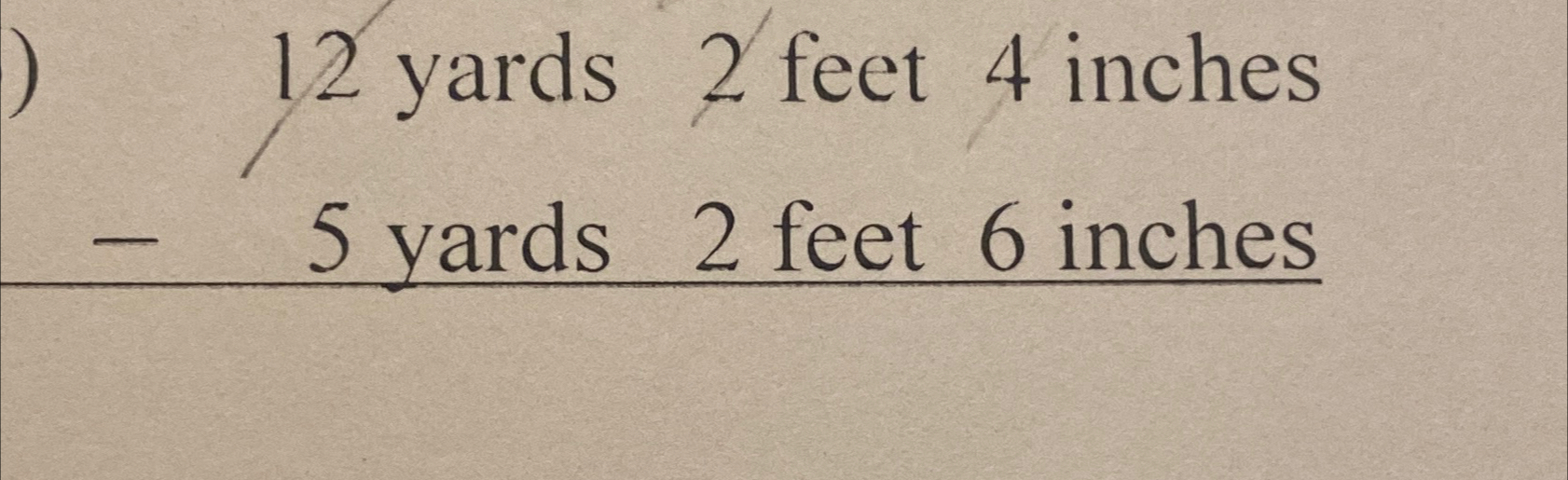 what is 6 1 2 yards in feet and inches