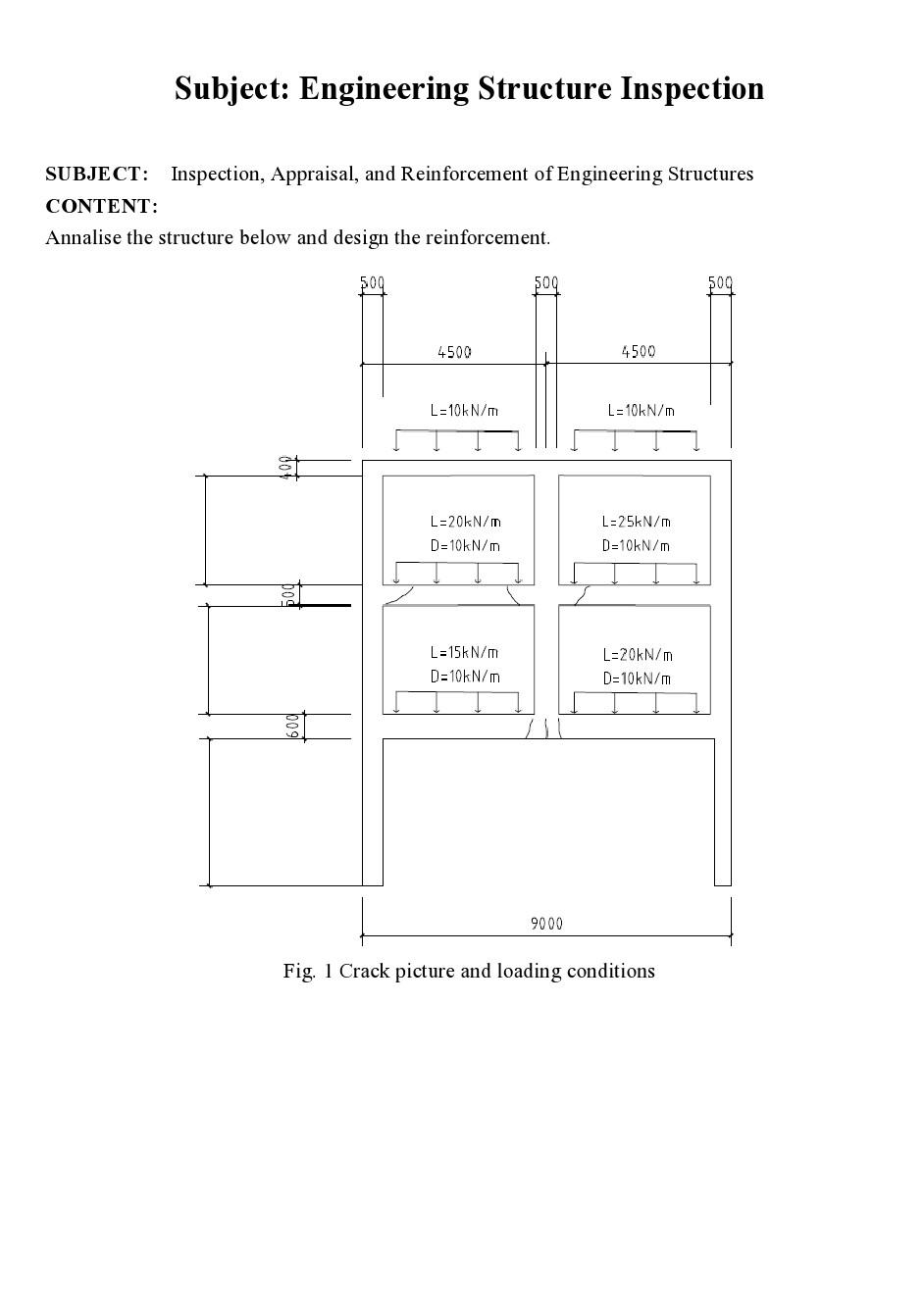 Solved Subject: Engineering Structure Inspection SUBJECT: | Chegg.com