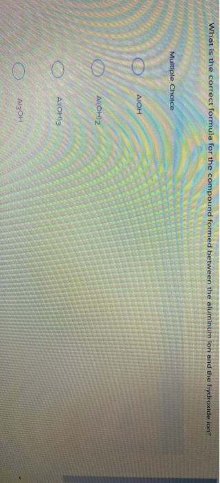 Solved Select the correct name for the following ionic | Chegg.com