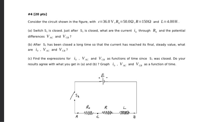Solved 4 Pts Consider The Circuit Shown In The Figu Chegg Com
