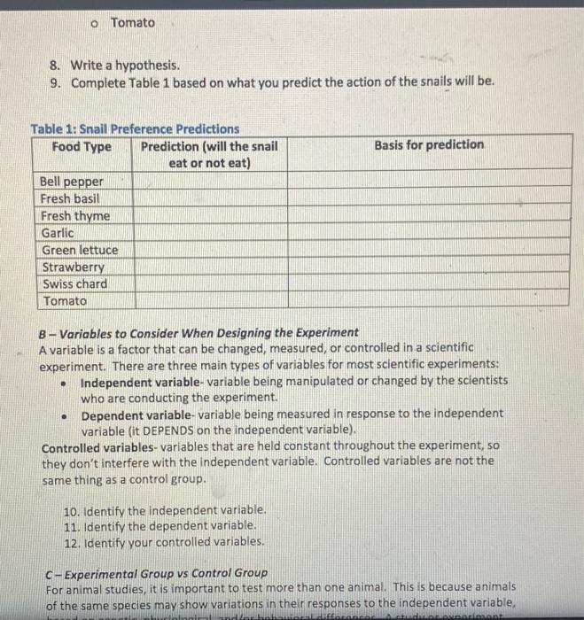 formulate and explain a testable hypothesis using correct scientific reasoning