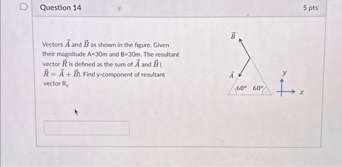 [Solved]: Vectors A And B As Shown In The Figure. Given Thei