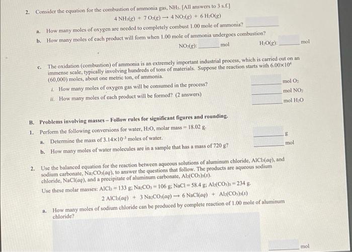 Solved I have the first page done, i need help with the rest | Chegg.com