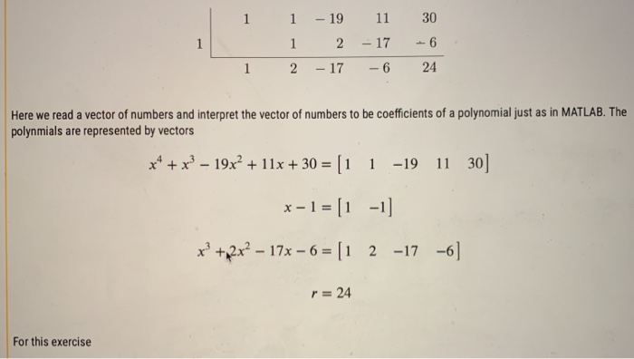 Solved 3 1 Euclidean Division Of Polynomials We Know Eucl Chegg Com