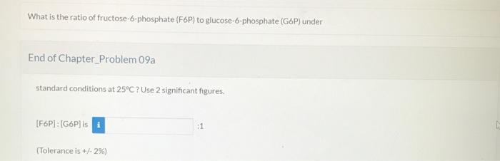 Solved What is the ratio of fructose-6-phosphate (F6P) to | Chegg.com