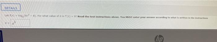 Solved DETAILS Let) 199,-)For what value of 07 Read the test | Chegg.com