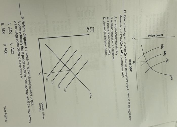 Solved 15. Refer To The Diagram, In Which Qf Is The | Chegg.com