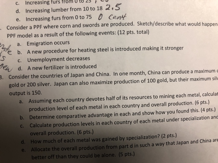 Solved C Increasing Turs From U To 25 Uu D Increasing L