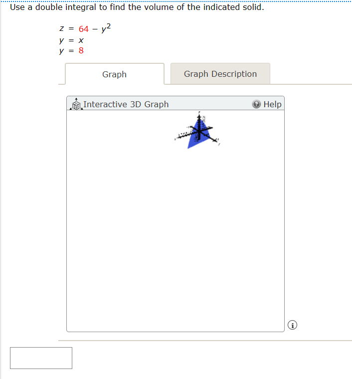 solved-use-a-double-integral-to-find-the-volume-of-the-chegg