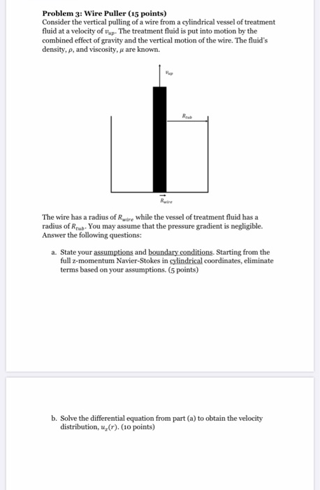 Solved Problem 3: Wire Puller (15 points) Consider the | Chegg.com