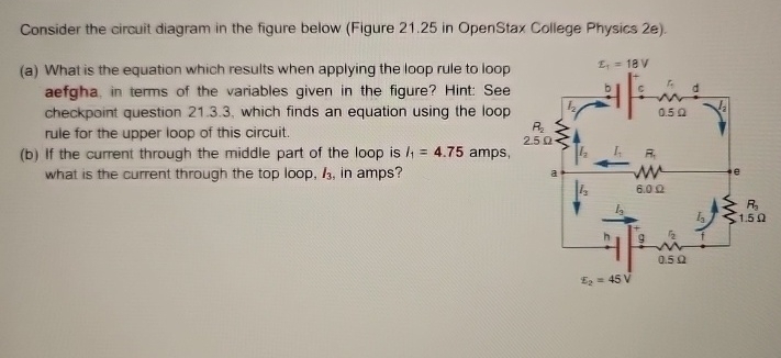 Solved Consider the circuit diagram in the figure below | Chegg.com