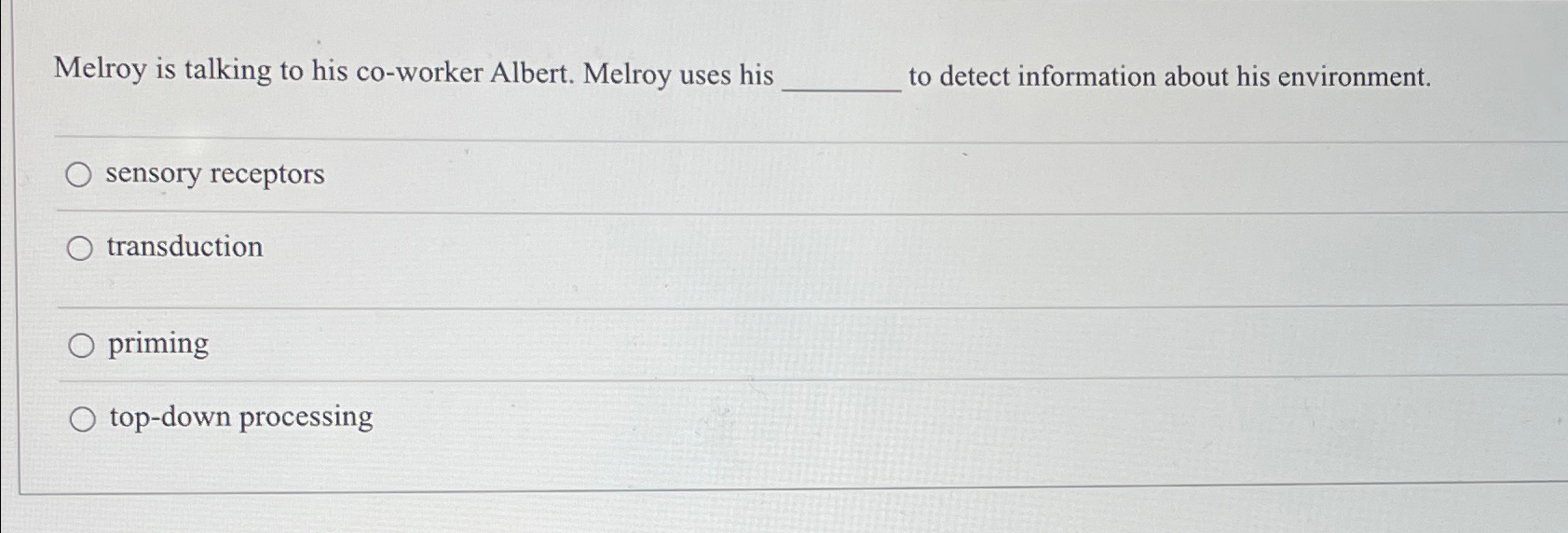 Solved Melroy is talking to his coworker Albert. Melroy