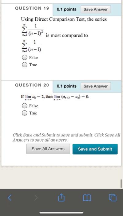 Solved QUESTION 17 0.1 points Save Answer Use the Comparison | Chegg.com