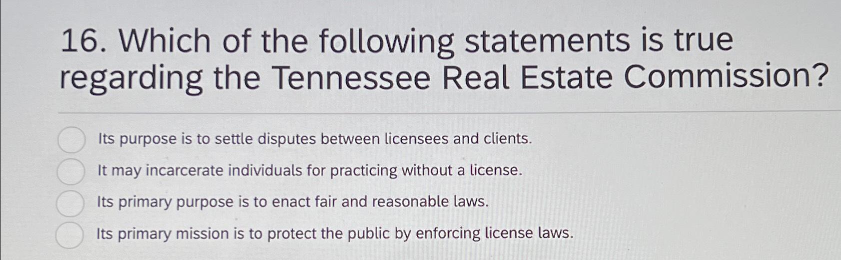 Solved Which of the following statements is true regarding