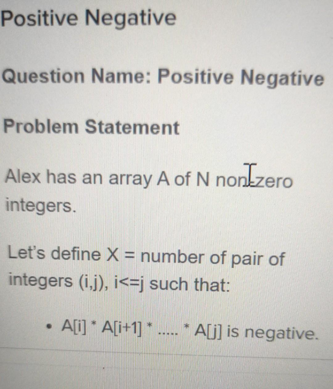 Solved Positive Negative Question Name: Positive Negativ | Chegg.com