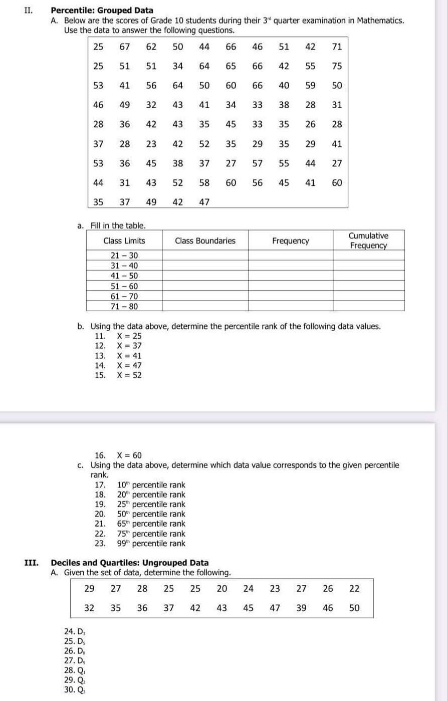 solved-11-percentile-grouped-data-a-below-are-the-scores-chegg