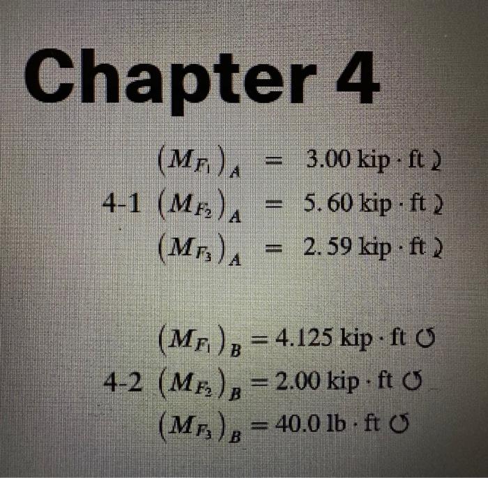 Solved ๙ Chapter 4 Force System Resultants RF - Problems | Chegg.com