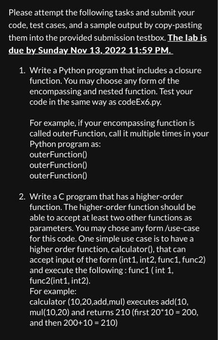 Solved Please attempt the following tasks and submit your | Chegg.com