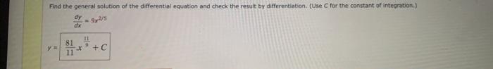Solved Find the general solution of the differential | Chegg.com