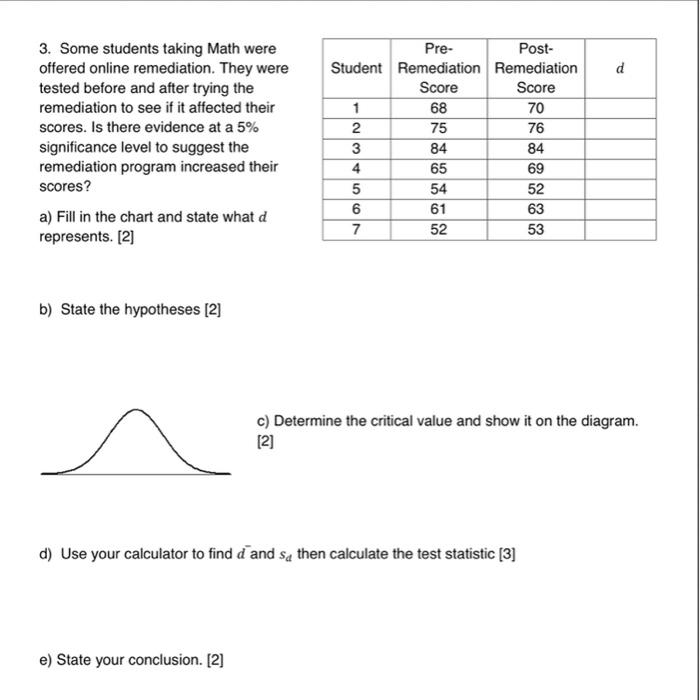 Solved d 68 3. Some students taking Math were offered online | Chegg.com