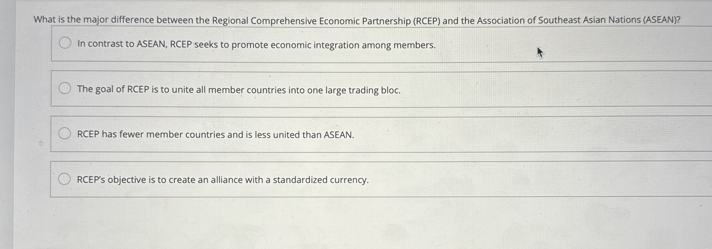 Solved What is the major difference between the Regional | Chegg.com