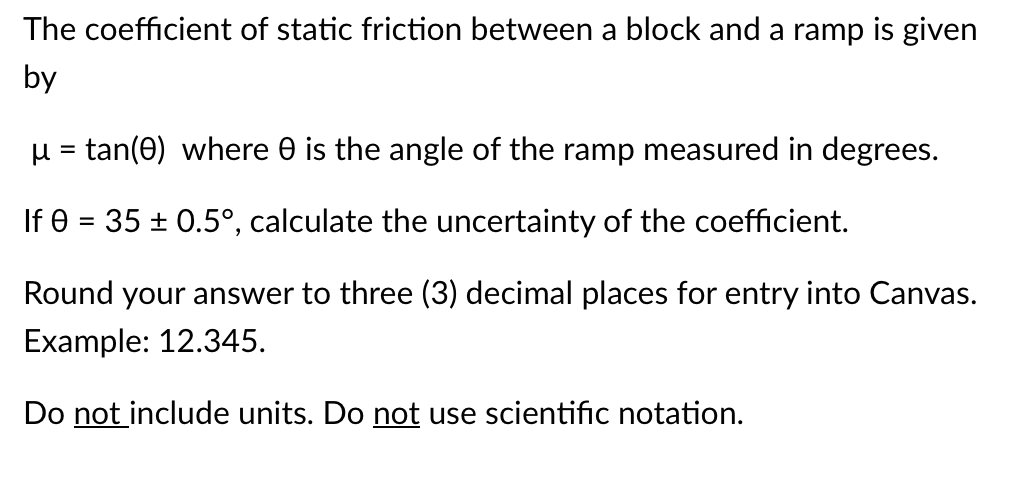 Solved The coefficient of static friction between a block | Chegg.com