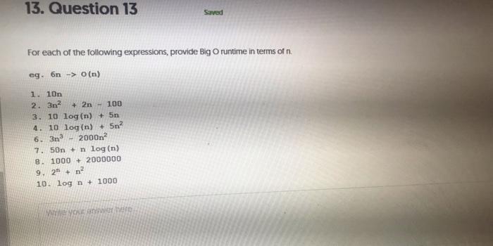 Solved 11. Question 11 2 points possible Saved You are asked | Chegg.com
