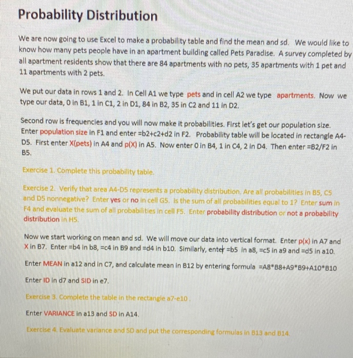 Solved Probability Distribution We are now going to use | Chegg.com