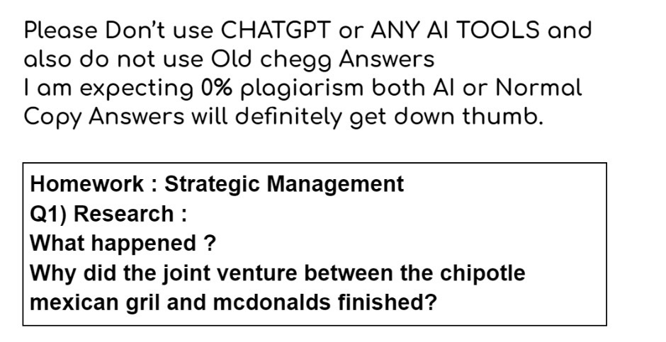 Solved Please Don't use CHATGPT or ANY AI TOOLS and also do | Chegg.com