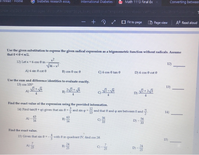 Solved i need help with 12,13,14,and 15 | Chegg.com